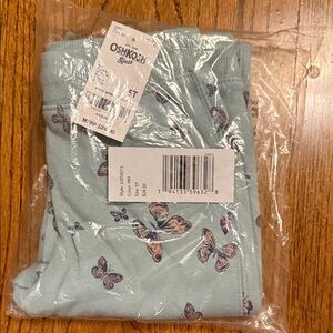 OshKosh B'gosh Blue Butterfly Leggings